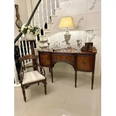 Antikes George III Mahagoni-Breakfront-Sideboard – 18. Jahrhundert
