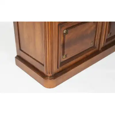 Antiker französischer Empire-Bücherschrank aus Walnuss – 19. Jahrhundert