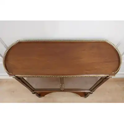 Antike französische Mahagoni-Vitrine – Edwardianische Epoche, ca. 1900