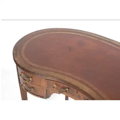 Antiker Mahagonischreibtisch aus der Edwardianischen Ära