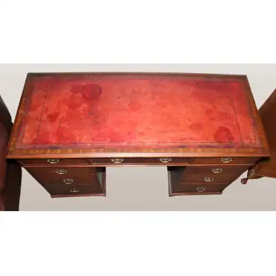 Antiker Mahagonischreibtisch aus der Viktorianischen Ära