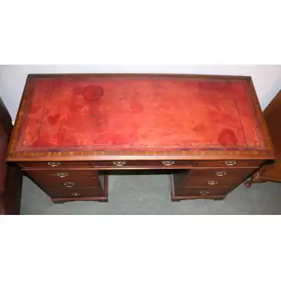 Antiker Mahagonischreibtisch aus der Viktorianischen Ära