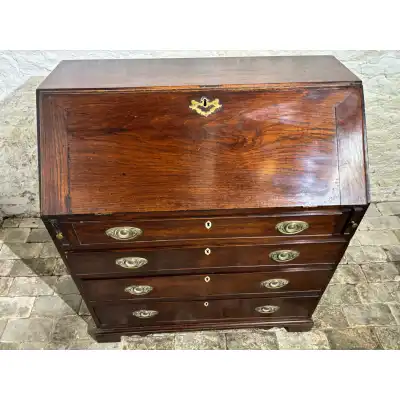 Antiker Eichen-Schreibsekretär aus der Georgischen Ära