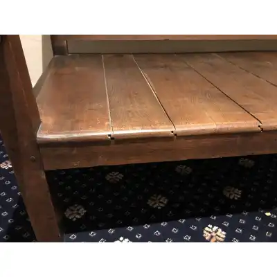 Antike Sitzbank- Sofa aus Eichen