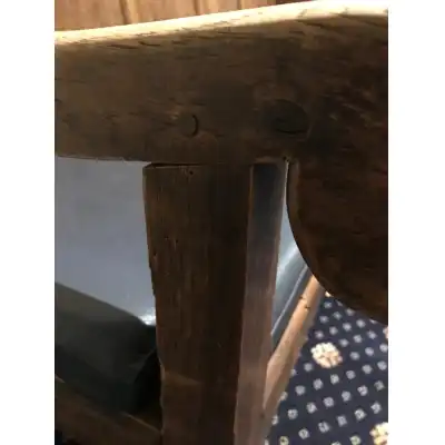 Antike Sitzbank- Sofa aus Eichen