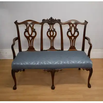 Antike Chippendale-Couch-Sofa