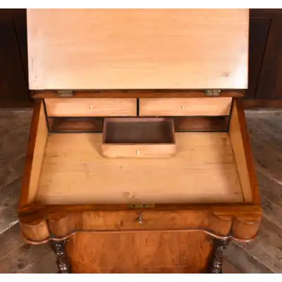 Victorian Walnuss Sekretär-Schreibtisch