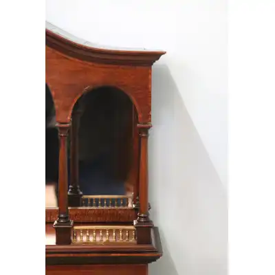 Antiker Apothekeschrank aus Mahagoni