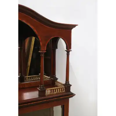 Antiker Apothekeschrank aus Mahagoni