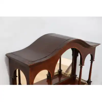 Antiker Apothekeschrank aus Mahagoni