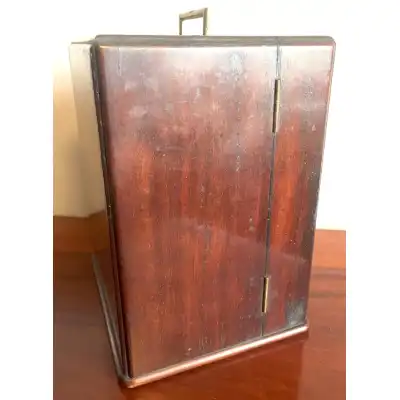 Antikes Apothekerkabinett aus Mahagoni