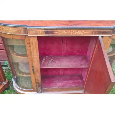 Antikes Paar Sideboards aus Walnuss