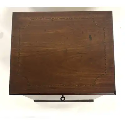 Antike Apothekerbox aus Mahagoni