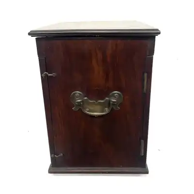 Antike Apothekerbox aus Mahagoni