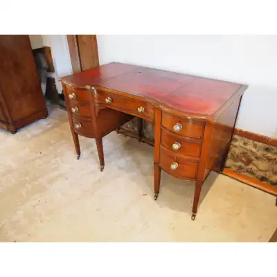 Viktorianischer Mahagoni Schreibtisch