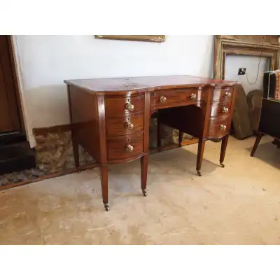 Viktorianischer Mahagoni Schreibtisch