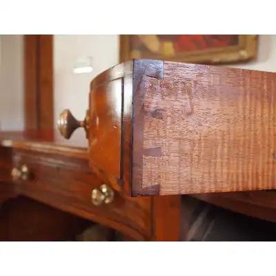 Viktorianischer Mahagoni Schreibtisch