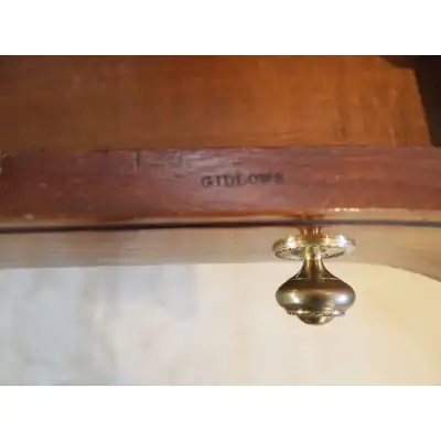 Viktorianischer Mahagoni Schreibtisch