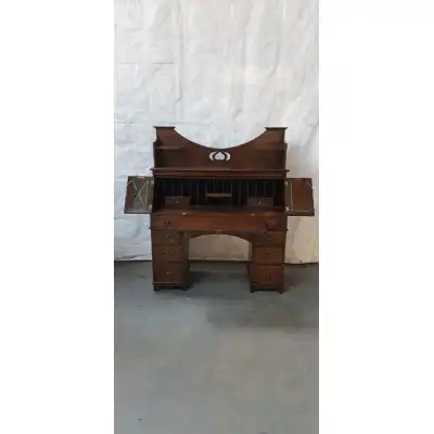 Antike Schreibtisch aus Eiche