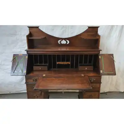 Antike Schreibtisch aus Eiche