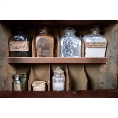 Apothekerschrank aus Mahagoni