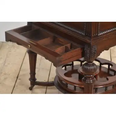 Antiker Mahagoni Getränkeschrank