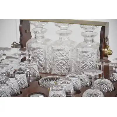 Antiker Mahagoni Getränkeschrank