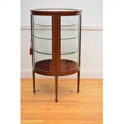 Edwardianische Zylindervitrine