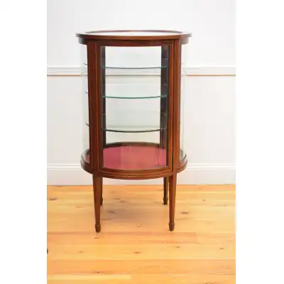 Edwardianische Zylindervitrine