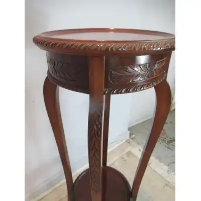 Pflanzenständer aus Mahagoni