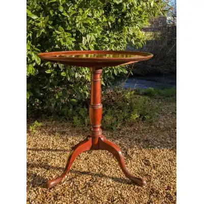 Mahagoni Occasional Tisch Winetable Weintisch