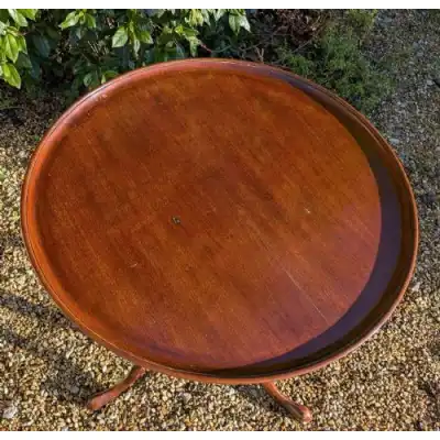 Mahagoni Occasional Tisch Winetable Weintisch