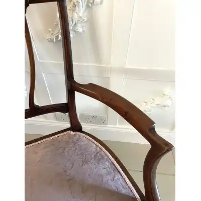 Sofa aus massiven Mahagoni