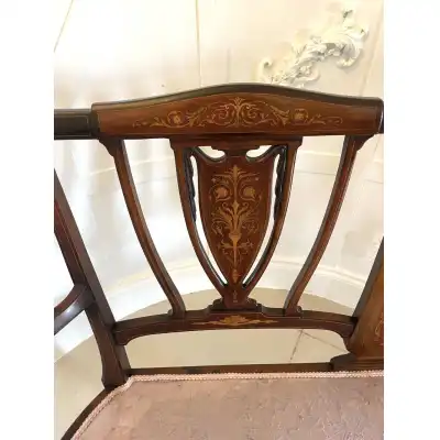 Sofa aus massiven Mahagoni