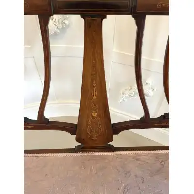 Sofa aus massiven Mahagoni