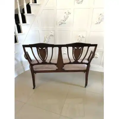 Sofa aus massiven Mahagoni