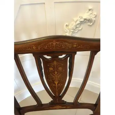 Sofa aus massiven Mahagoni