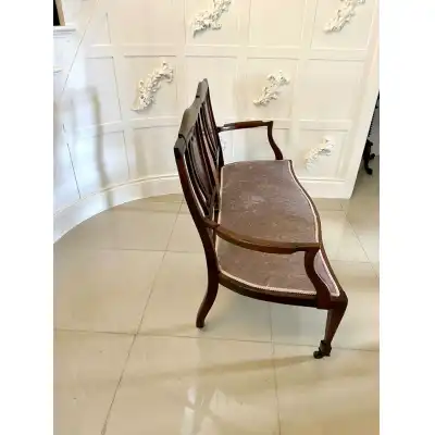 Sofa aus massiven Mahagoni