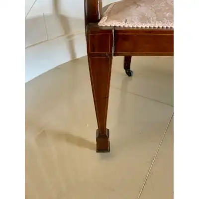 Sofa aus massiven Mahagoni