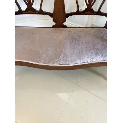 Sofa aus massiven Mahagoni