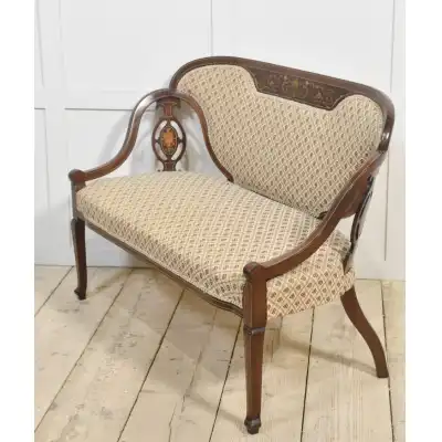 Antikes Sofa aus Mahagoni