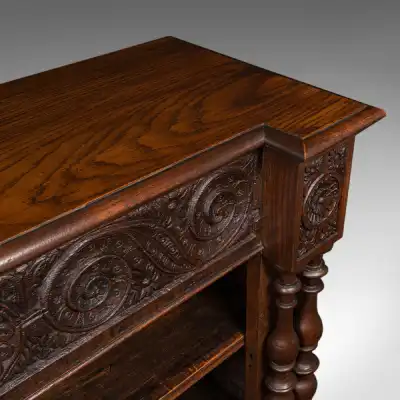 Offenes Bücherregal aus Eiche