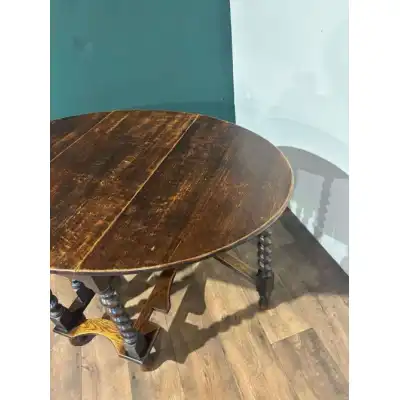 Antiker Klapptisch aus Eichen 'Gateleg table