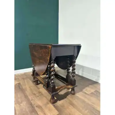 Antiker Klapptisch aus Eichen 'Gateleg table