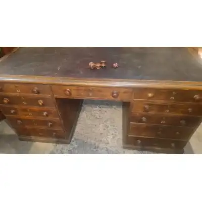 Antiker Partners-Schreibtisch