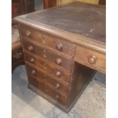 Antiker Partners-Schreibtisch