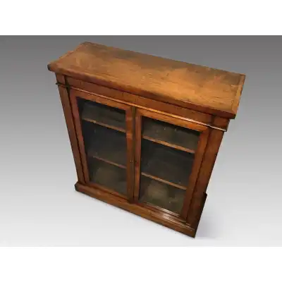 Antikes Bücherregal mit Glastüren