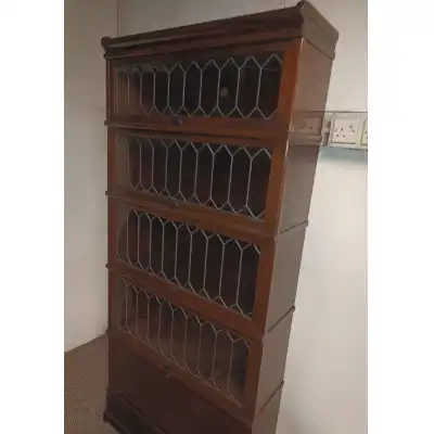 Antikes Bücherschrank aus Mahagoni