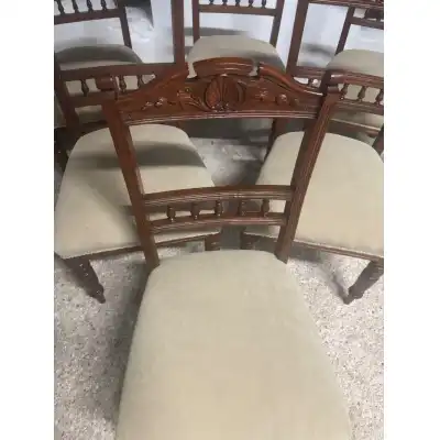 6 Esszimmerstühle Antik 