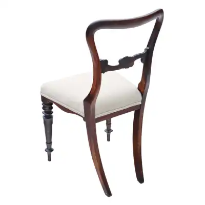 Set aus 6 Esszimmerstühlen Antik